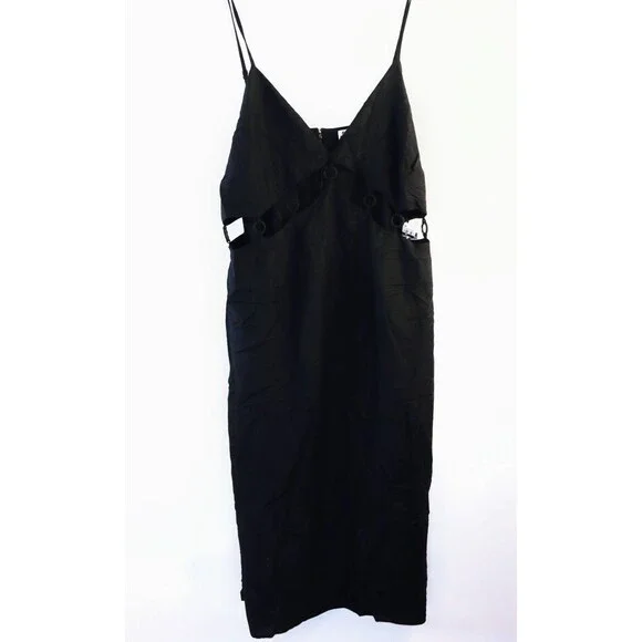 Women's Sleeveless Ring Detail Maxi Dress Future Collective W/ Jenee Naylor 28 - Picture 2 of 3